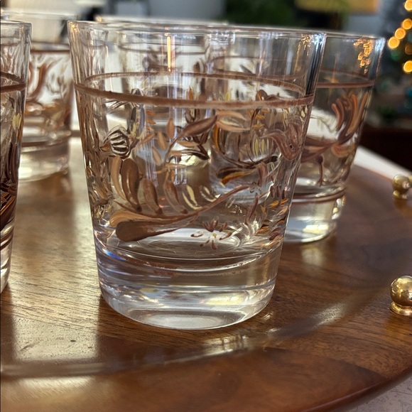 Vintage Hand-Painted Roadrunner Lowballs - Picture 3 of 10